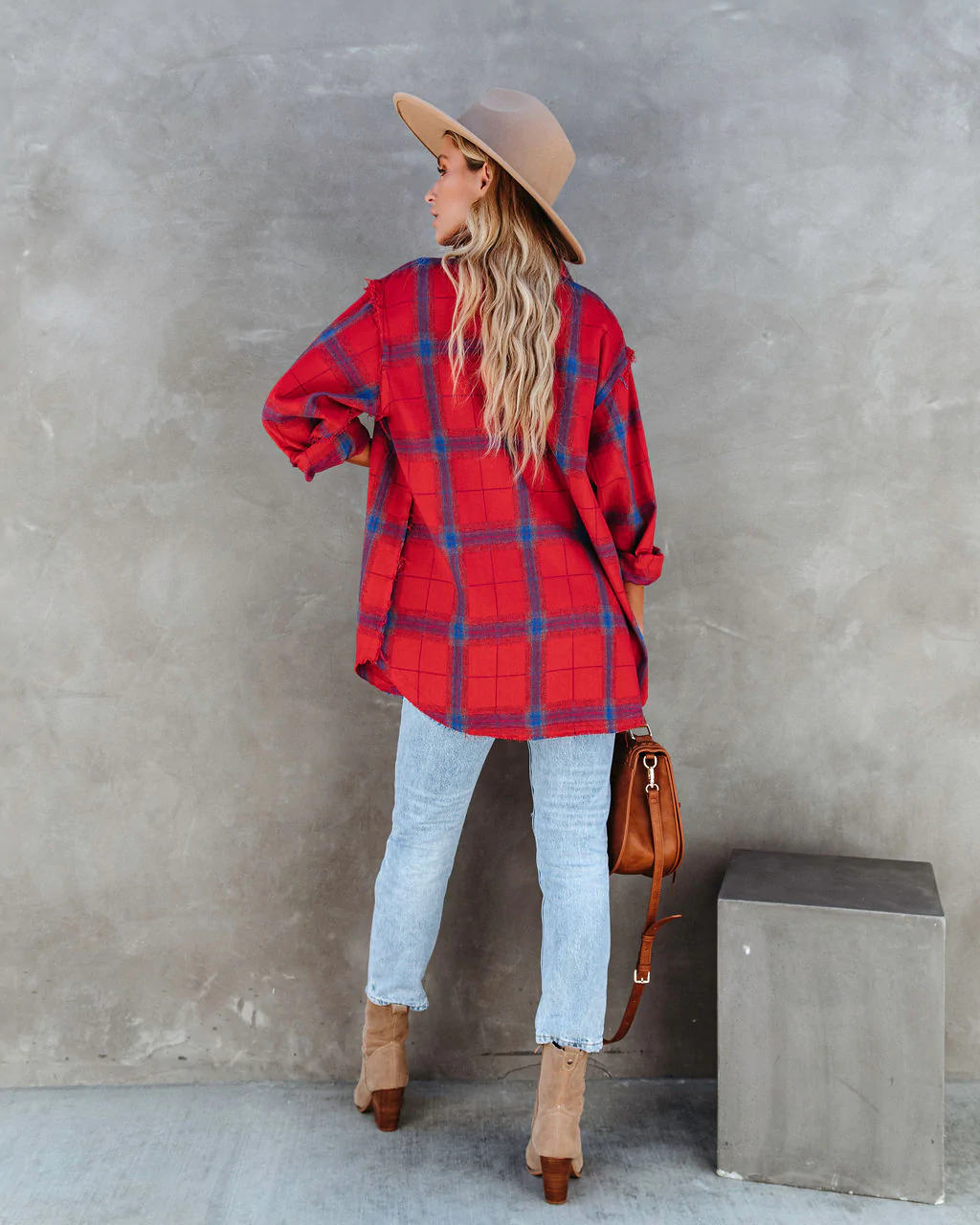 Willow Plaid Button-Front Shacket