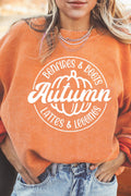 Cozy Fall & Halloween Graphic Sweater