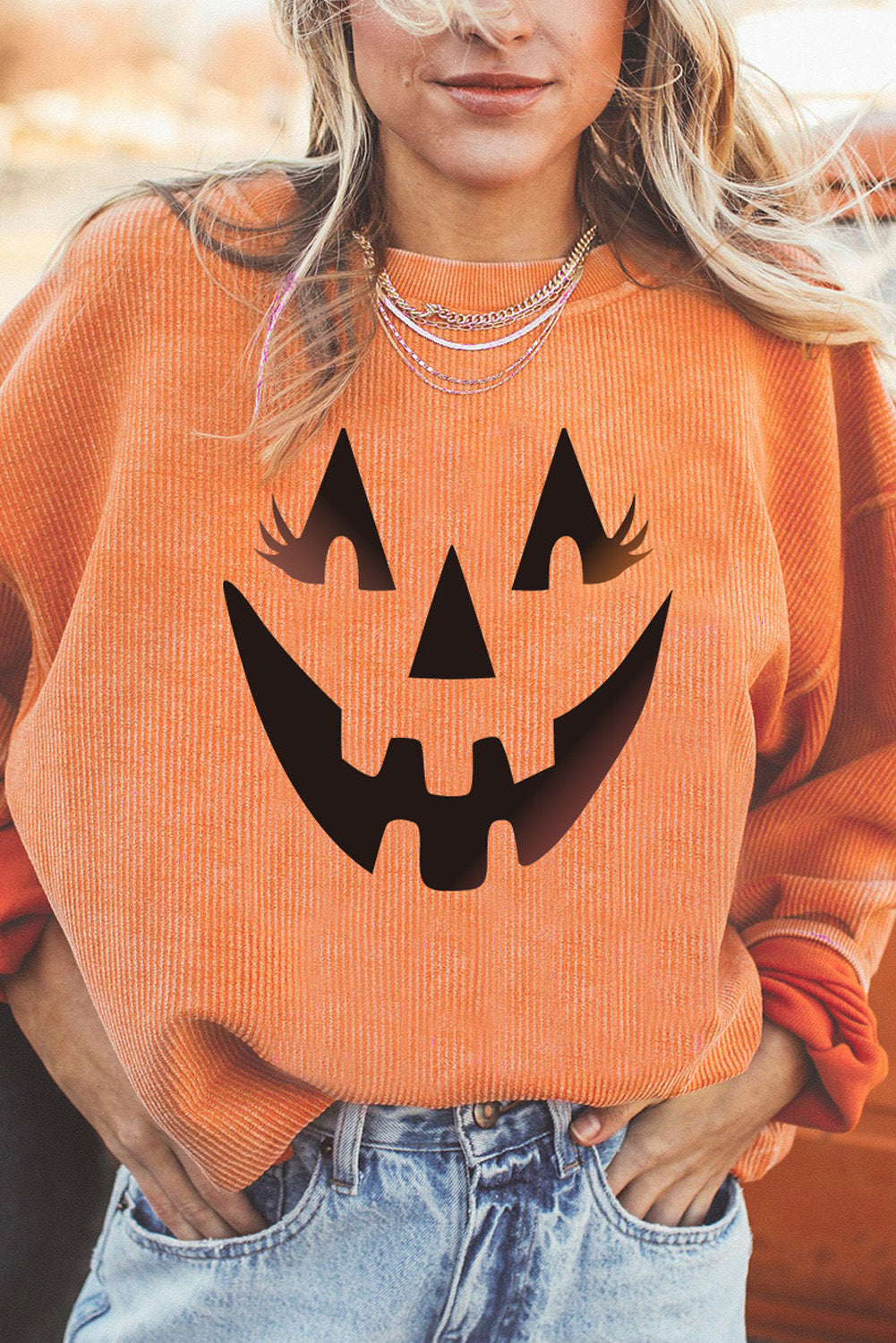 Cozy Fall & Halloween Graphic Sweater