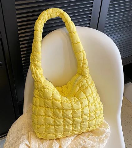 Quilted Puffer Shoulder Bag