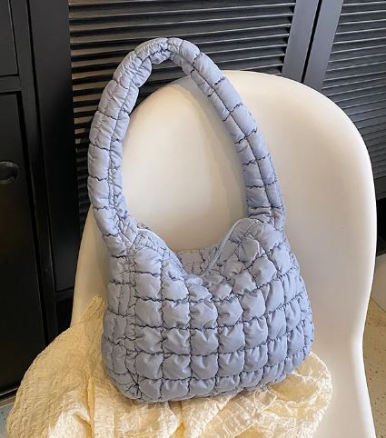 Quilted Puffer Shoulder Bag