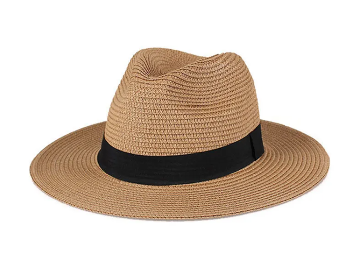 Coastal Wide-Brim Woven Fedora