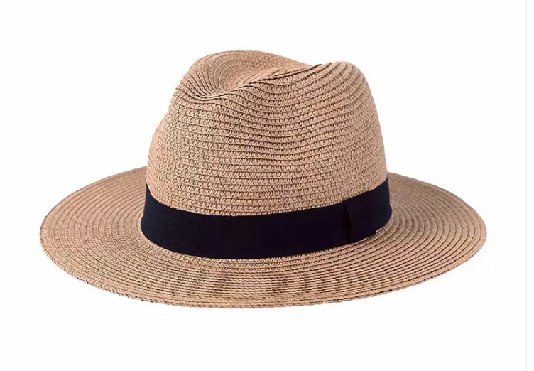 Coastal Wide-Brim Woven Fedora