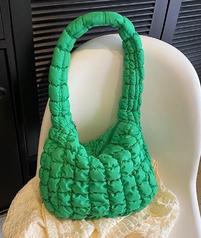 Quilted Puffer Shoulder Bag