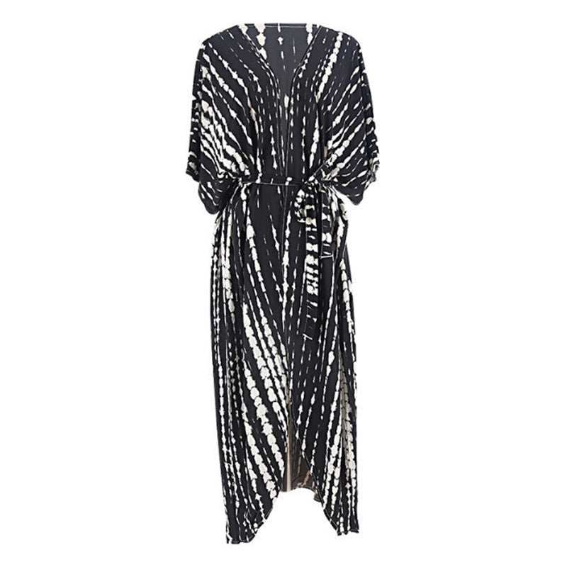 Resort Ready Tie-Dye Kimono Cover-Up