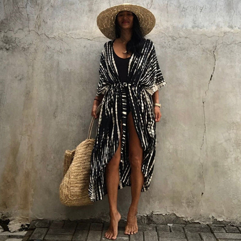 Resort Ready Tie-Dye Kimono Cover-Up
