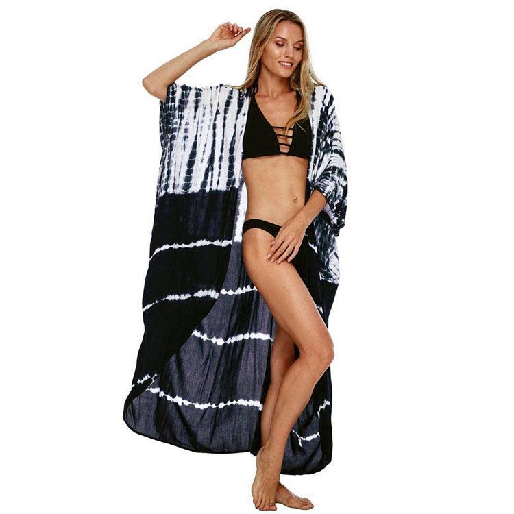Resort Ready Tie-Dye Kimono Cover-Up