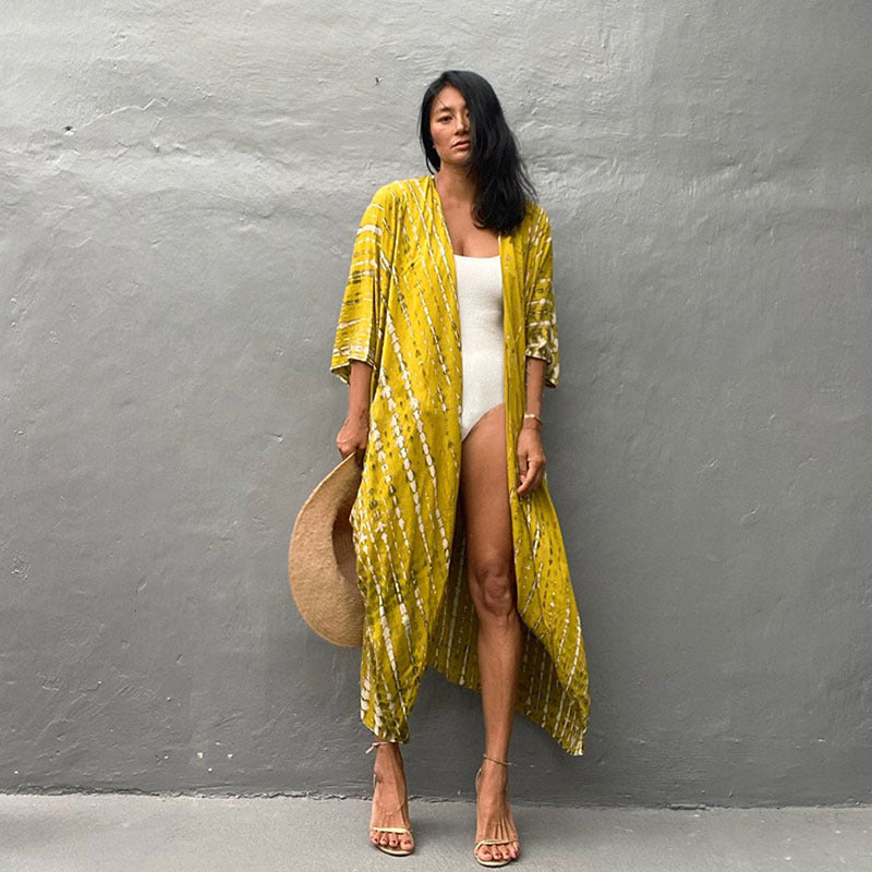 Resort Ready Tie-Dye Kimono Cover-Up