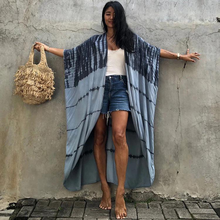 Resort Ready Tie-Dye Kimono Cover-Up