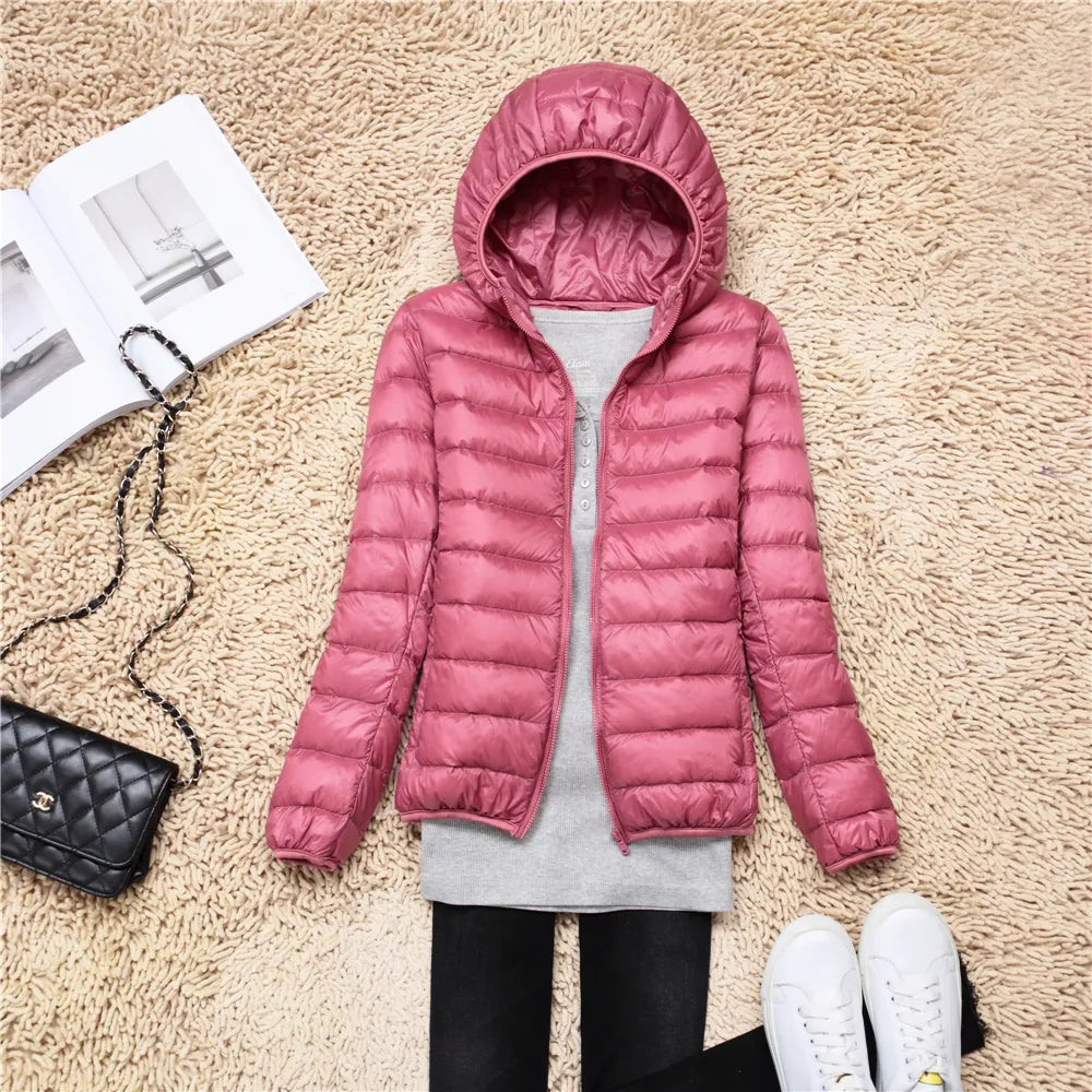 CloudLite Packable Hooded Puffer Jacket