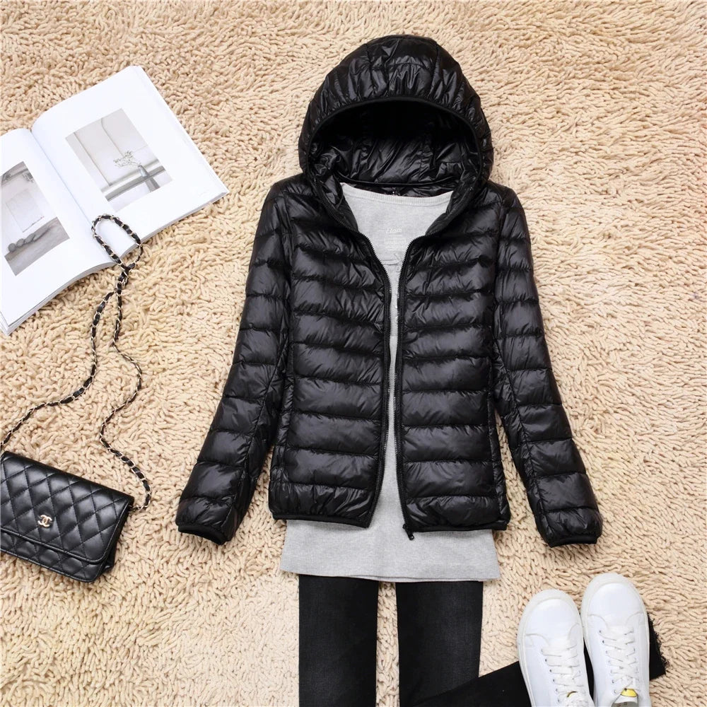 CloudLite Packable Hooded Puffer Jacket