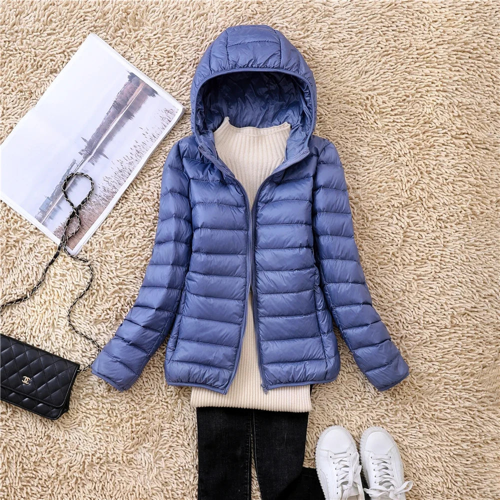 CloudLite Packable Hooded Puffer Jacket