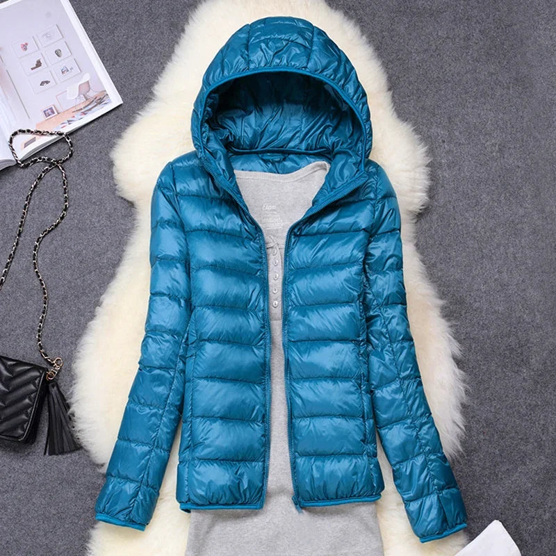 CloudLite Packable Hooded Puffer Jacket