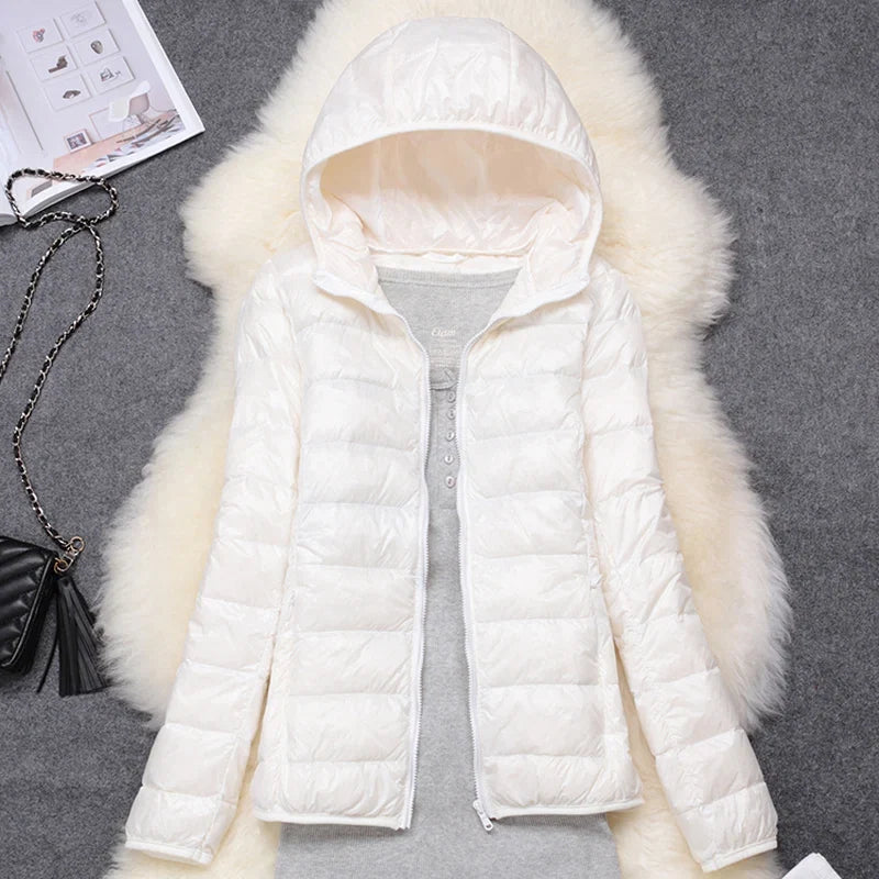 CloudLite Packable Hooded Puffer Jacket