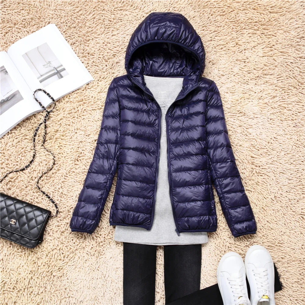 CloudLite Packable Hooded Puffer Jacket