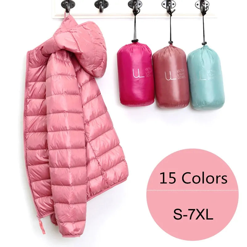 CloudLite Packable Hooded Puffer Jacket