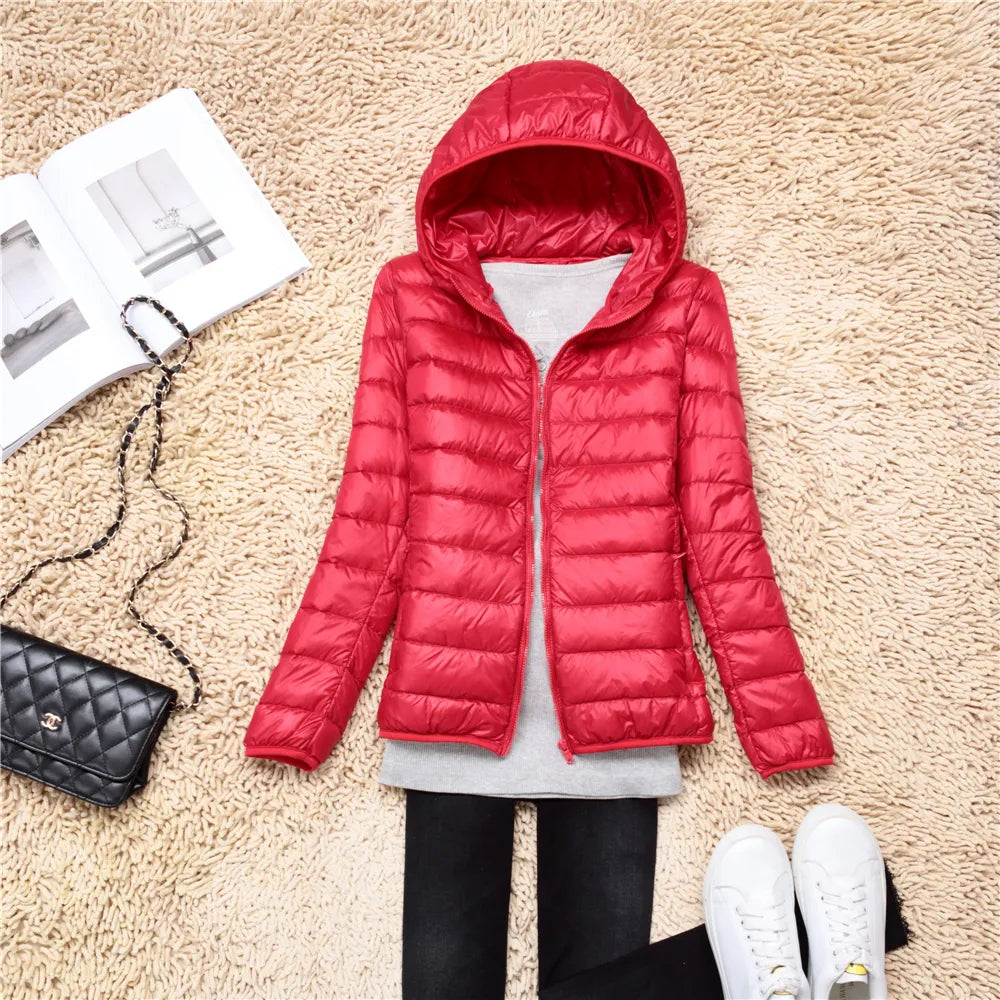 CloudLite Packable Hooded Puffer Jacket