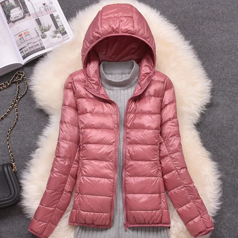 CloudLite Packable Hooded Puffer Jacket