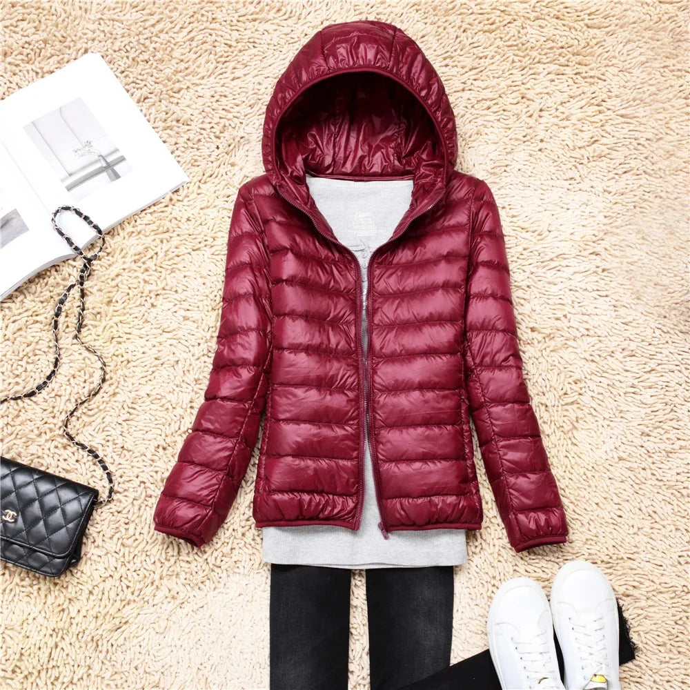 CloudLite Packable Hooded Puffer Jacket