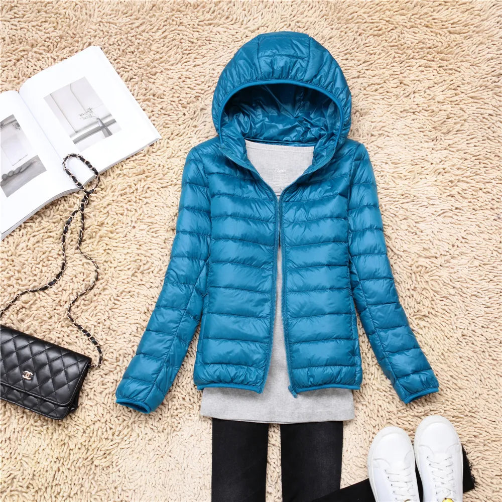 CloudLite Packable Hooded Puffer Jacket