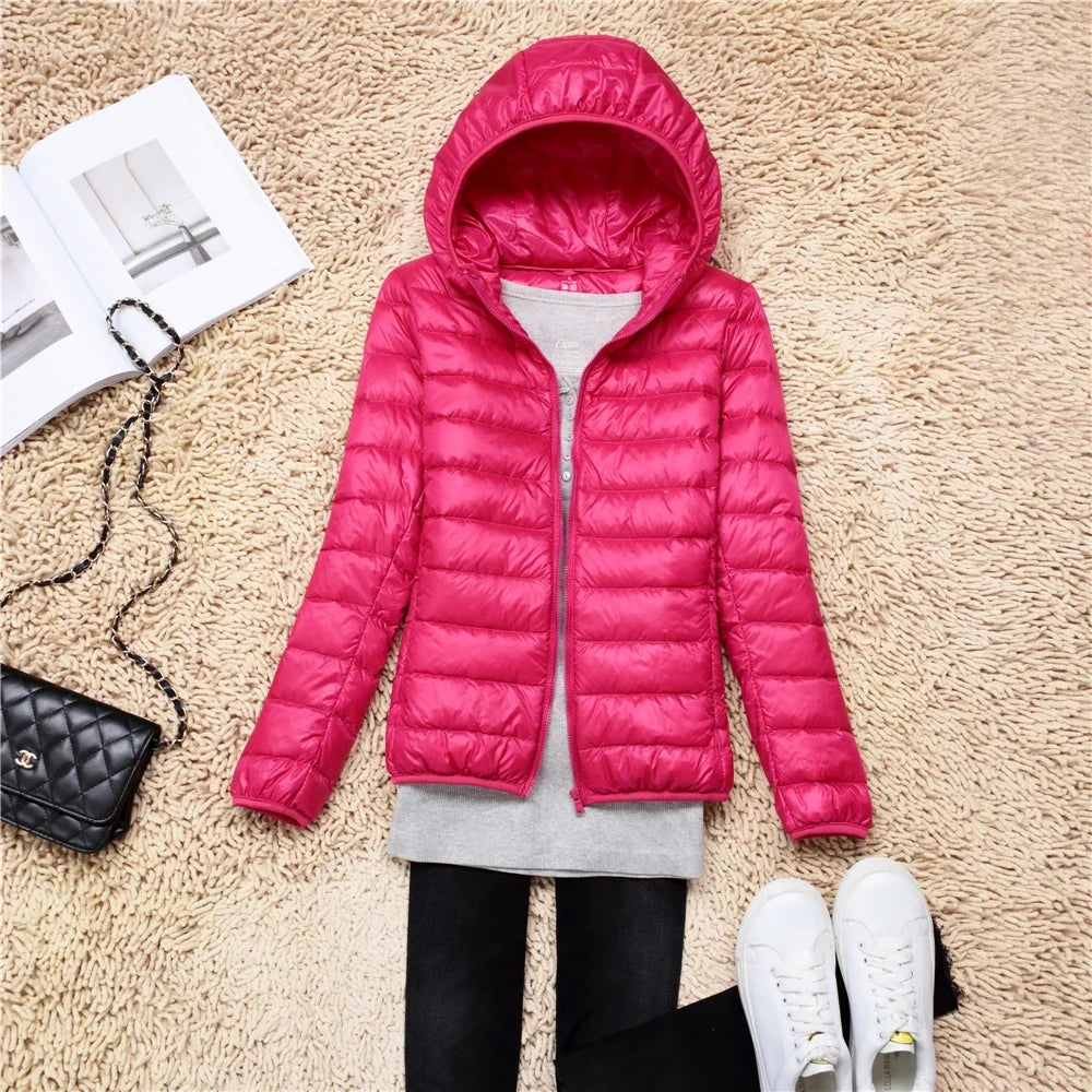 CloudLite Packable Hooded Puffer Jacket