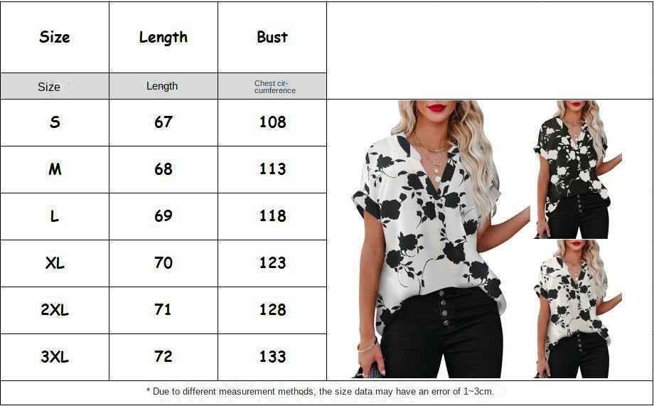 The Marlowe Black & Ivory Floral Blouse