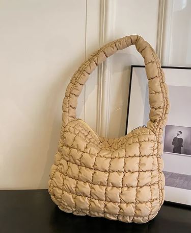 Quilted Puffer Shoulder Bag