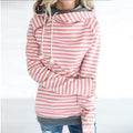 The Coral Stripe Hoodie – Cozy Striped Pullover