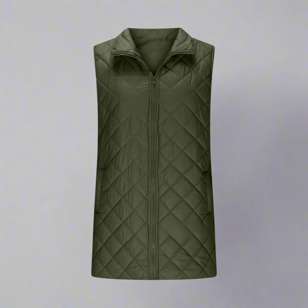 Aspen Quilted Longline Vest