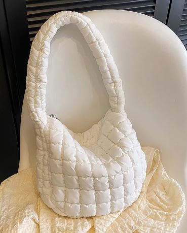 Quilted Puffer Shoulder Bag