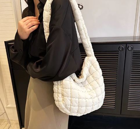 Quilted Puffer Shoulder Bag